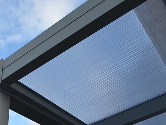 Policarbonat de 16 mm clar mat terasa aluminiu oradea bihor